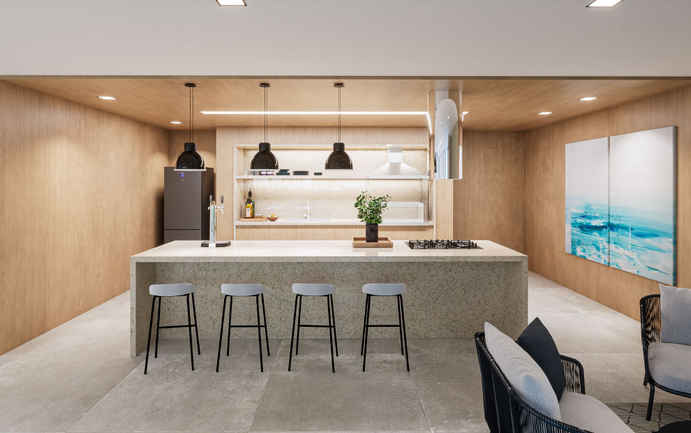 Bio Recreio Residences - Espaço gourmet