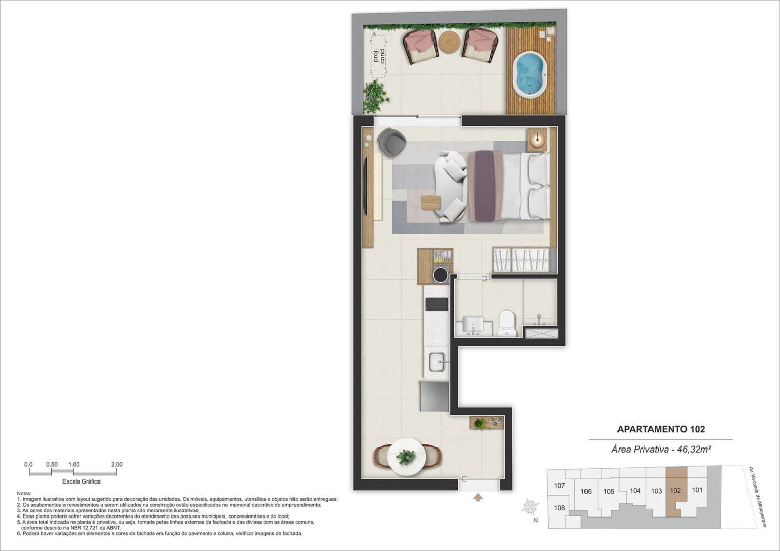 Stay 360 Leblon | AP 102