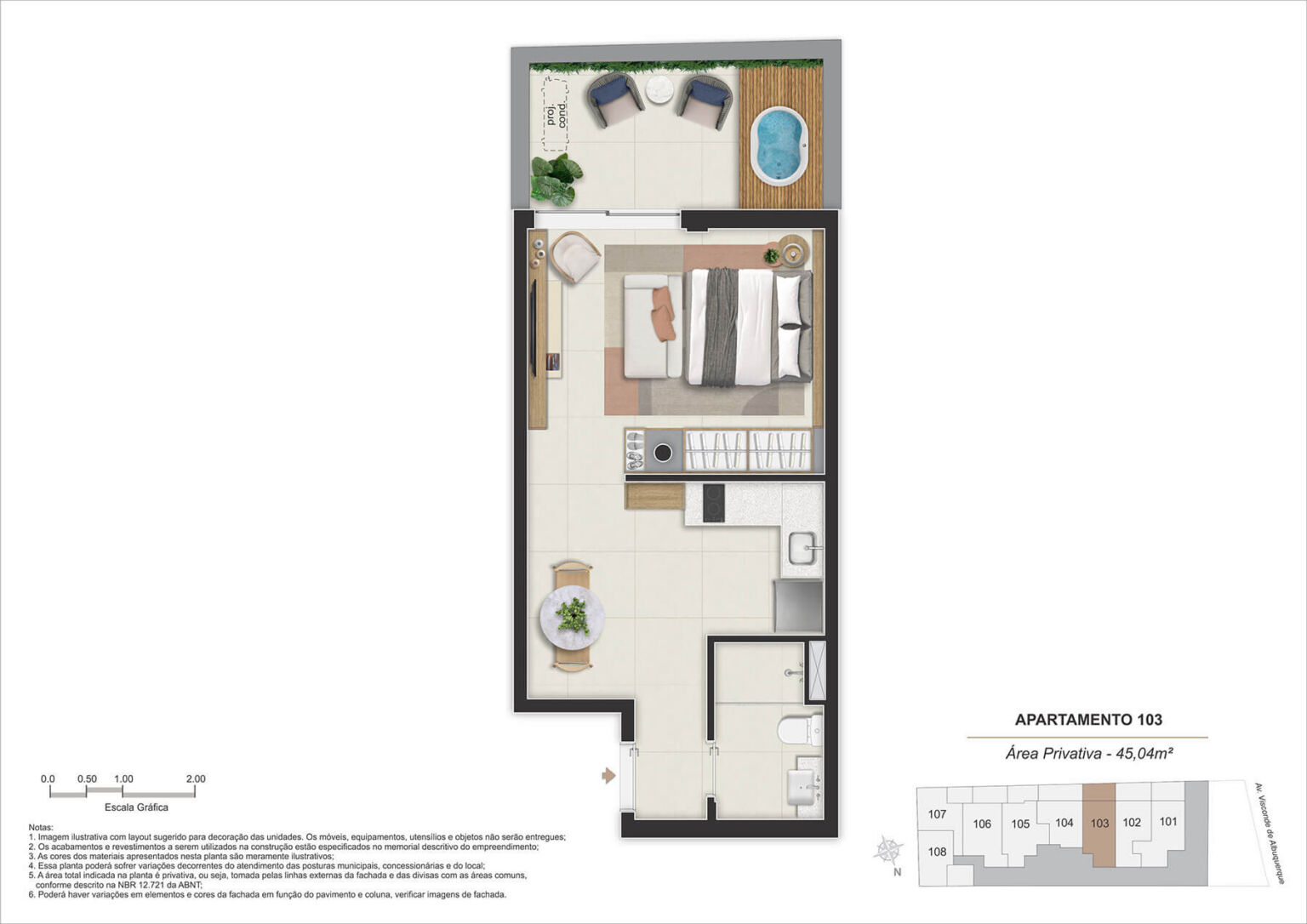 Stay 360 Leblon | AP 103