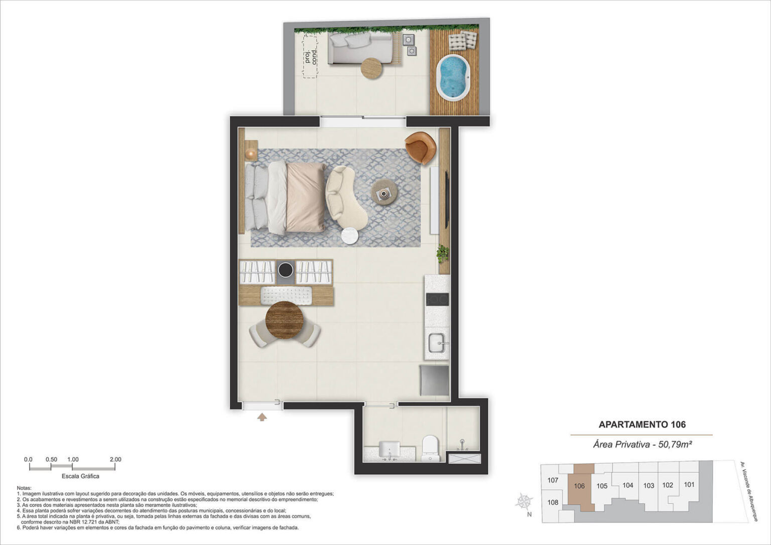 Stay 360 Leblon | AP 106