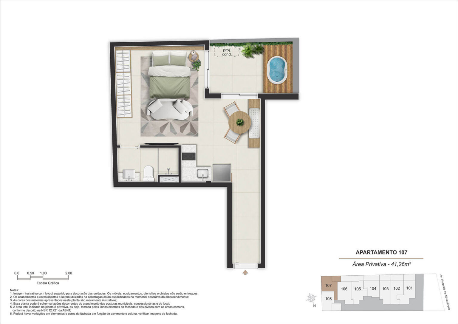 Stay 360 Leblon | AP 107