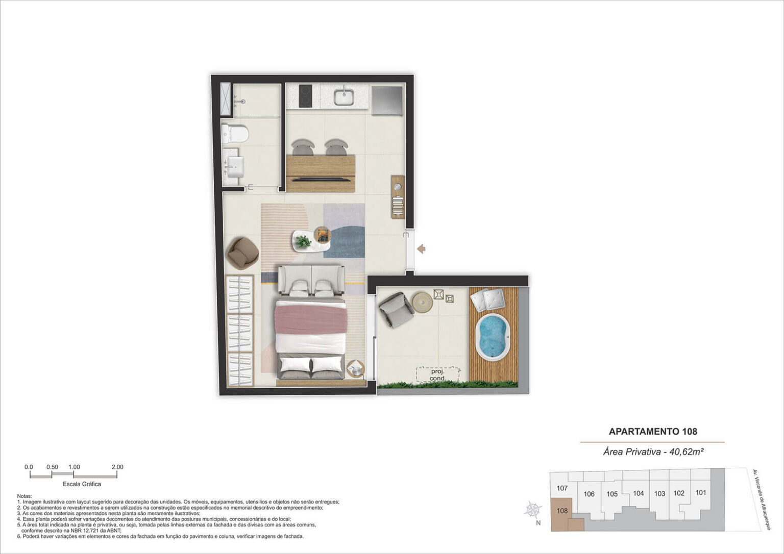 Stay 360 Leblon | AP 108