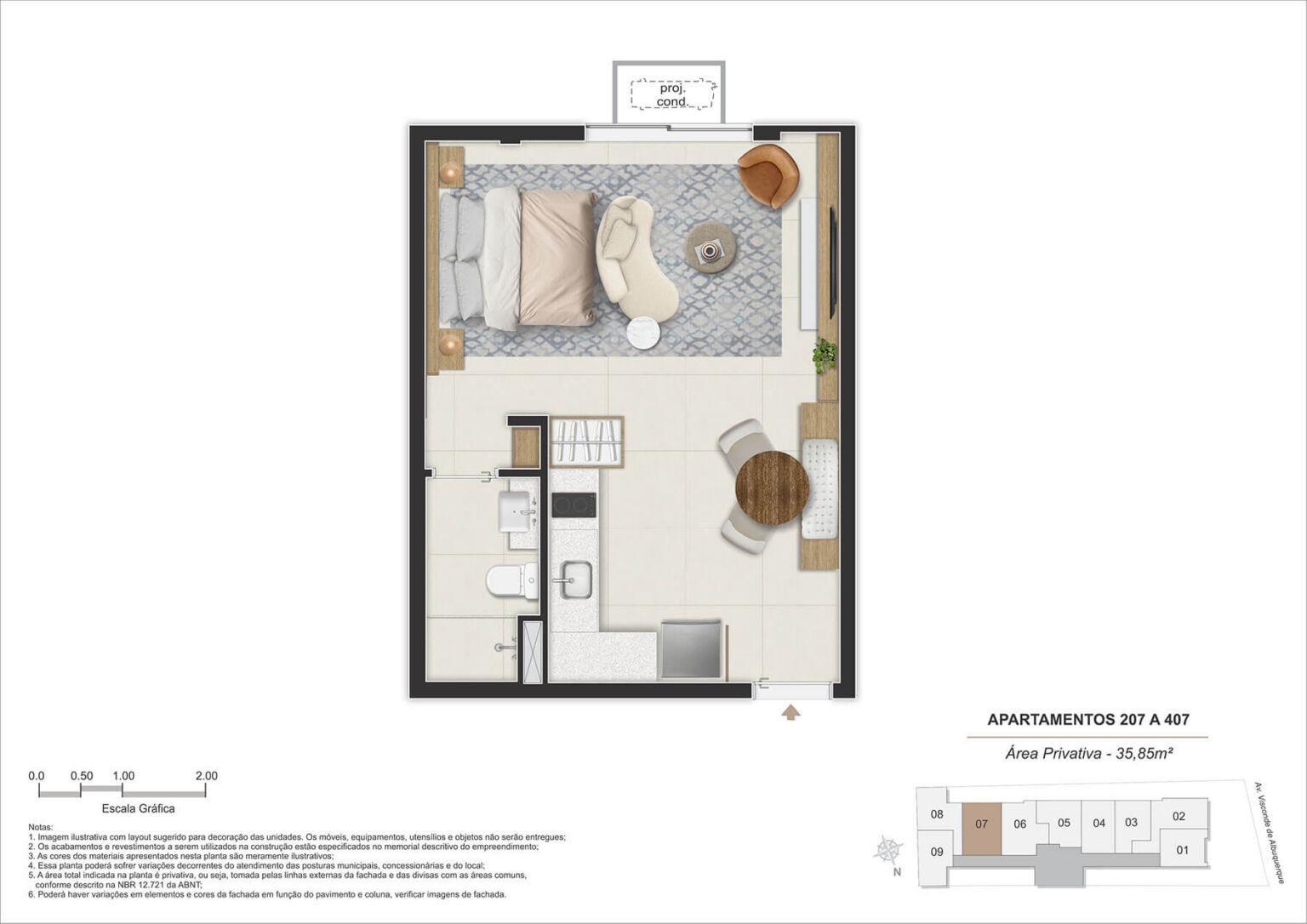 Stay 360 Leblon | AP 207 a 407