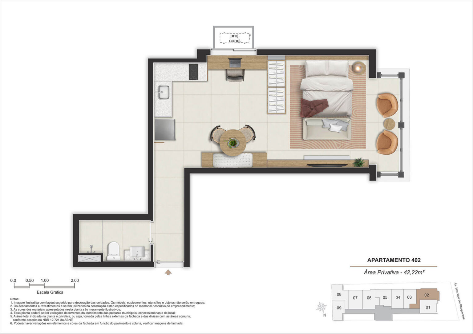 Stay 360 Leblon | AP 402